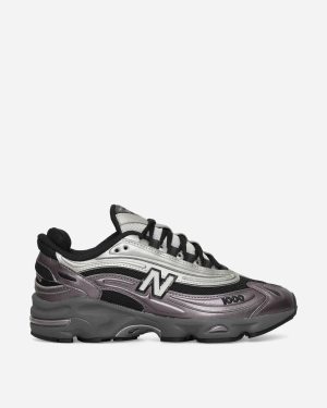 1000 Sneakers Dark Ice Wine / Silver Metallic
