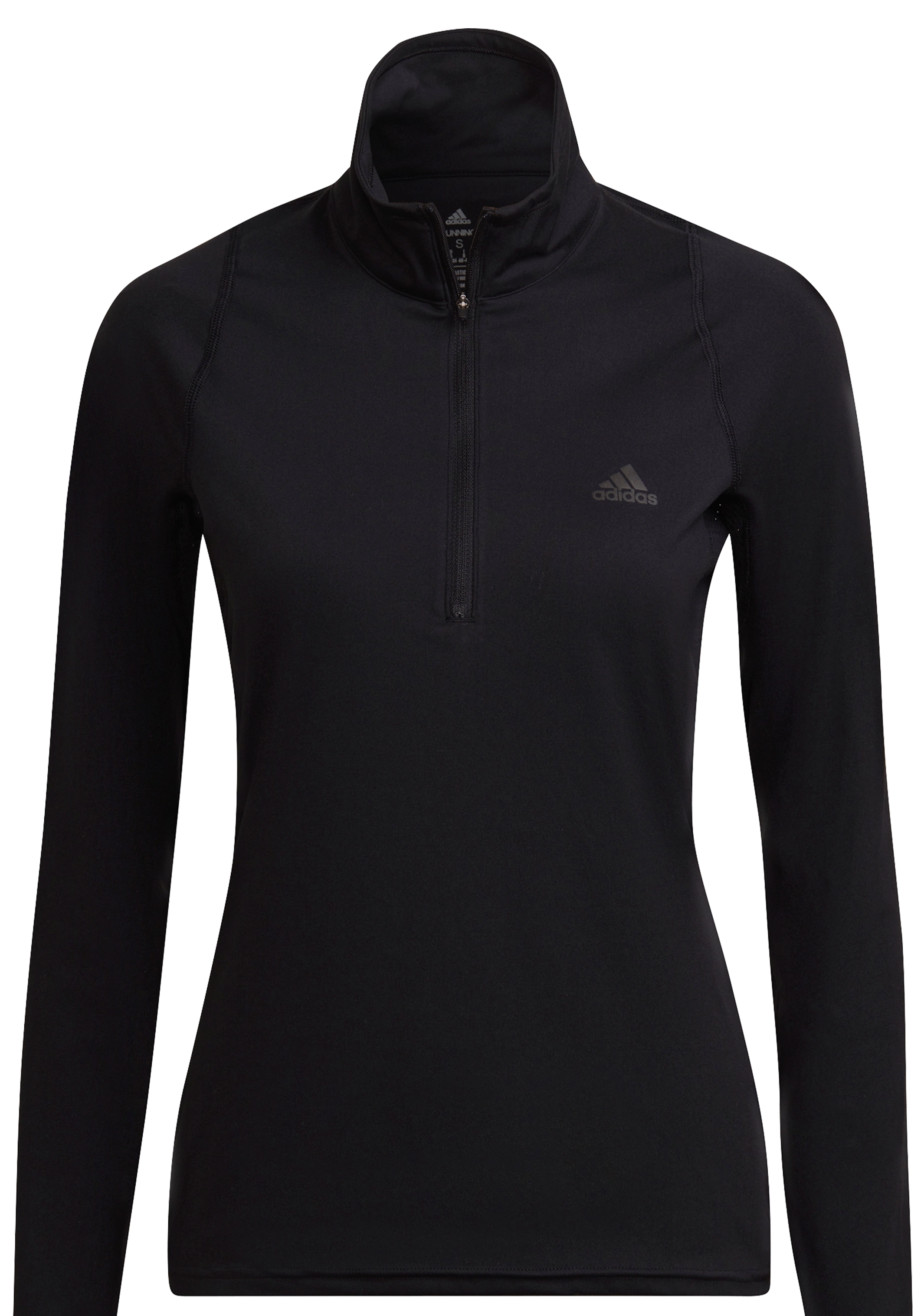 Adidas Womens Run Fast Half-Zip Long Sleeve Sweatshirt