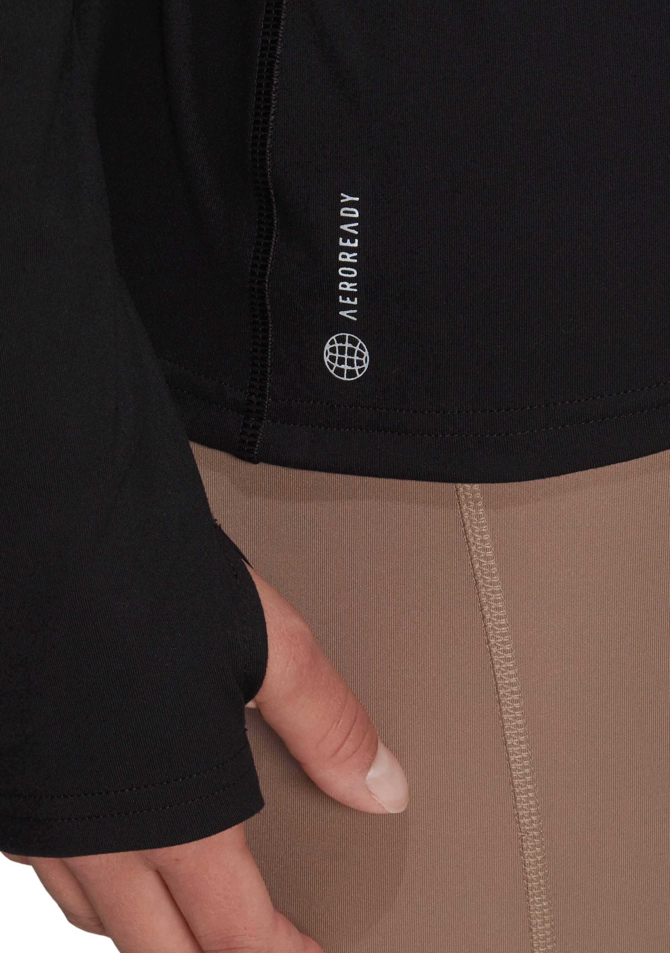 Adidas Womens Run Fast Half-Zip Long Sleeve Sweatshirt
