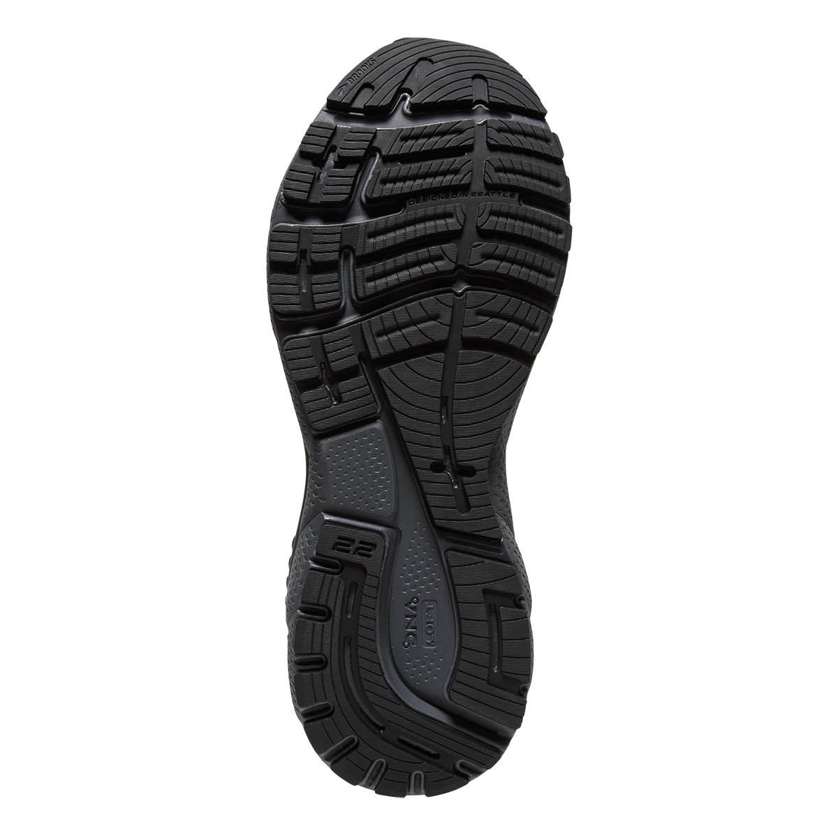 Brooks Adrenaline GTS 22 - Black - Blue - Nightlife