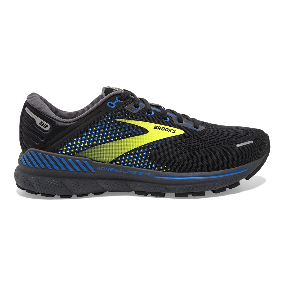 Brooks Adrenaline GTS 22 - Black - Blue - Nightlife