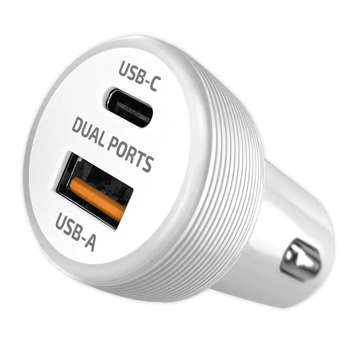 Car Charger Dual USB / USB-C Ports with USB-C to Lightning Charging Cable Set 20 Watts - 3 Pieces Per Pack 24607