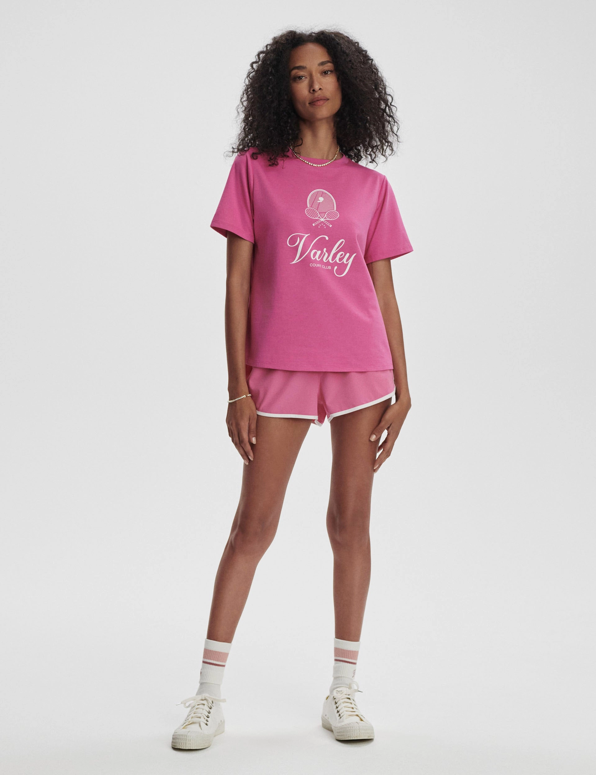 Coventry Branded Tee - Ibis Rose