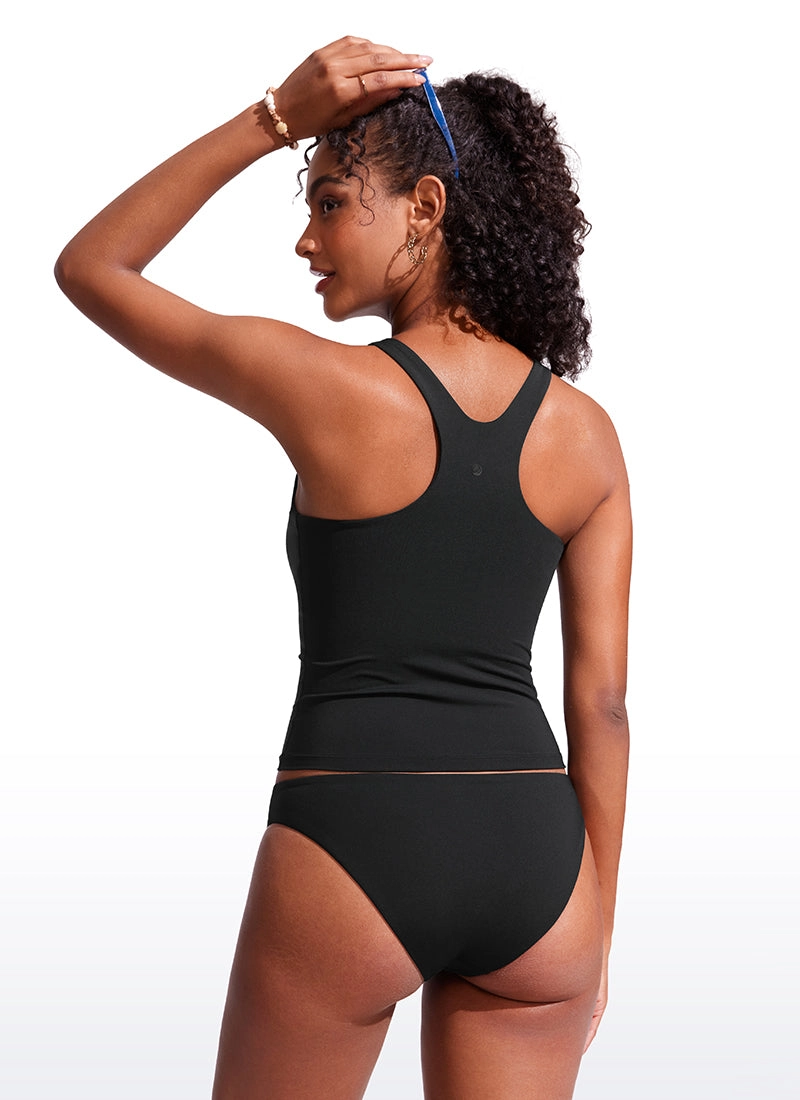High Neck Racerback Tankini Tops