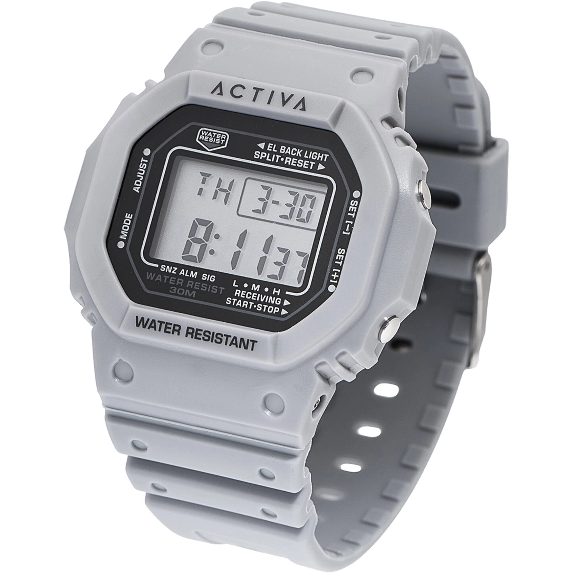 Invicta Unisex Watch - Activa Digital Dial Grey Silicone Strap | ACW424-001