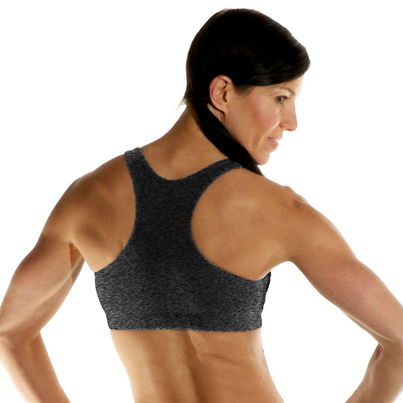 One Step Ahead Brushed Supplex  Racerback Bra 206R