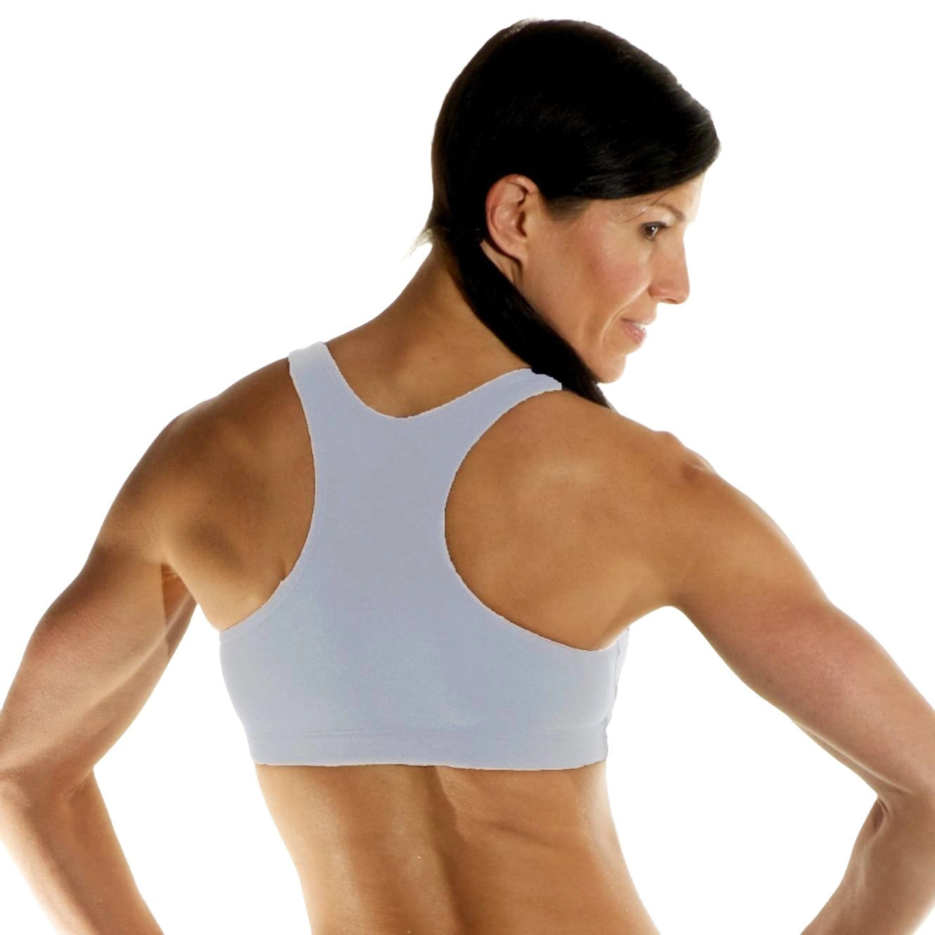 One Step Ahead Brushed Supplex  Racerback Bra 206R