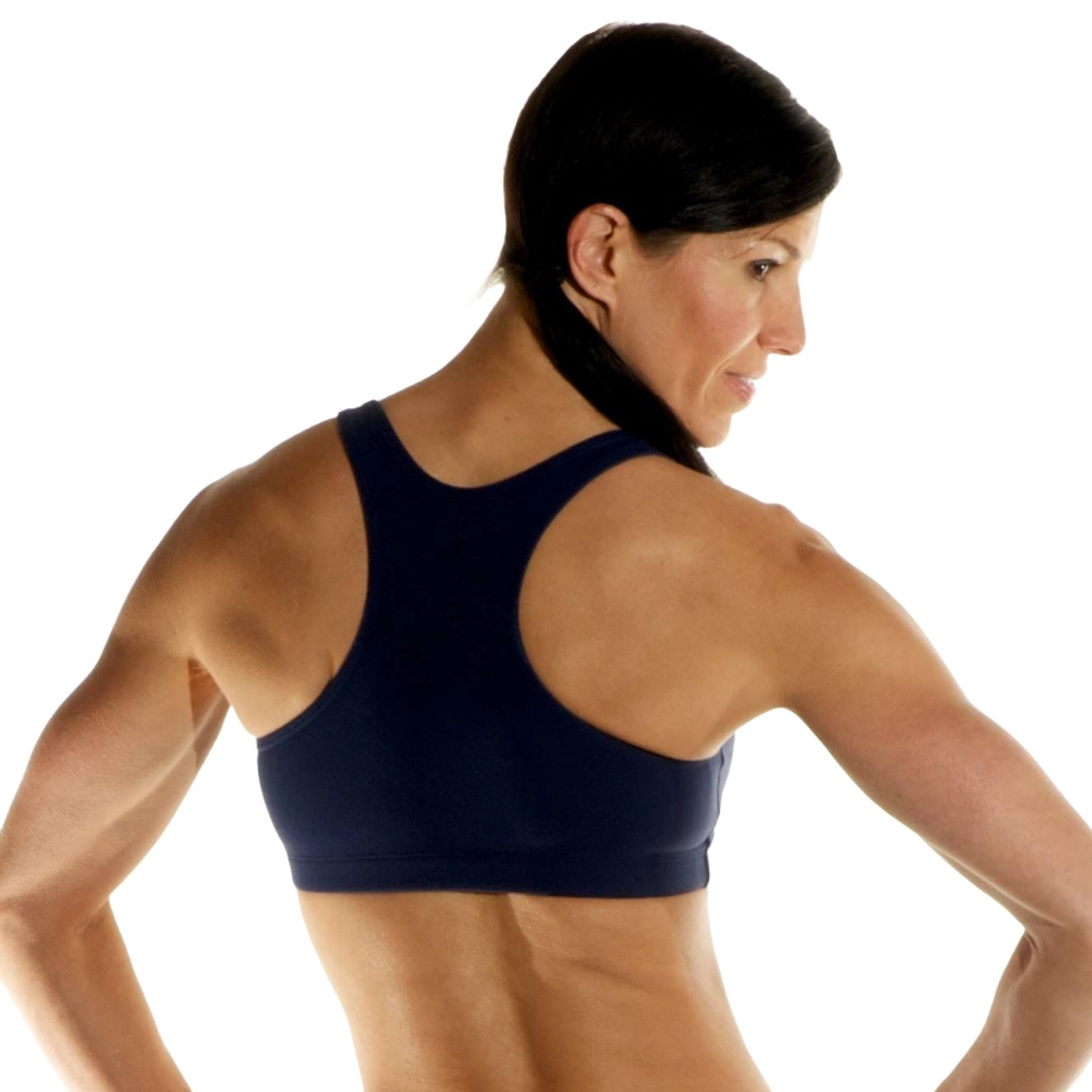 One Step Ahead Brushed Supplex  Racerback Bra 206R