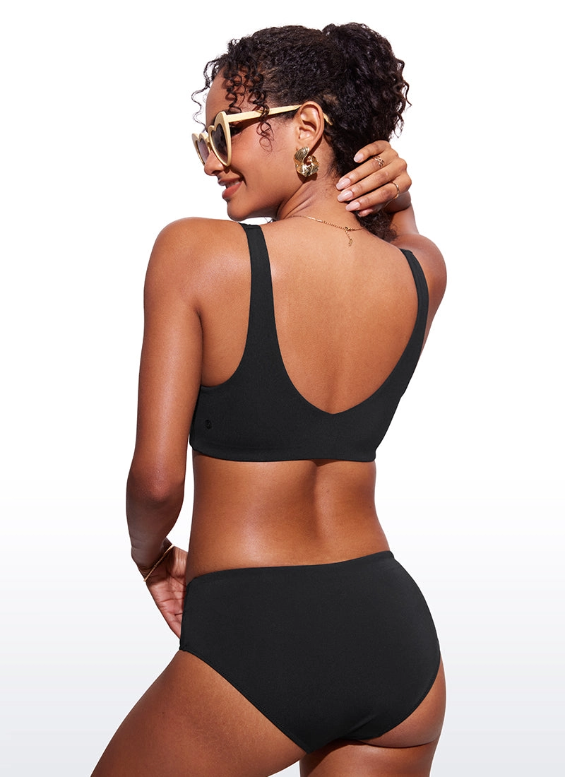 V Neck Bikini Padded Tops