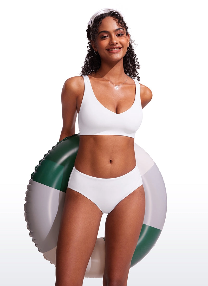 V Neck Bikini Padded Tops