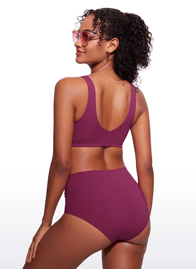 V Neck Bikini Padded Tops