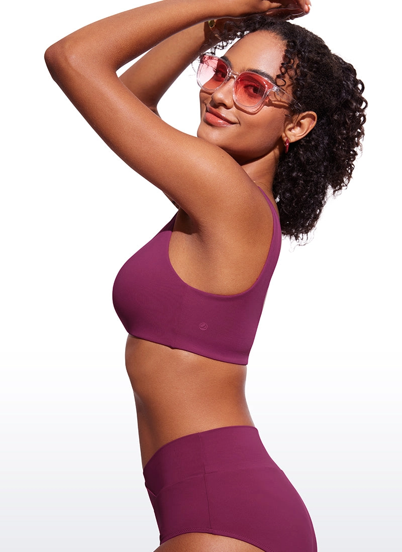 V Neck Bikini Padded Tops